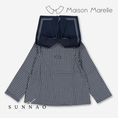 Gallery viewerに画像を読み込む, 【オーダー会/送料無料】<Maison marelle> Blouse CHOISY - blue &ecru check
