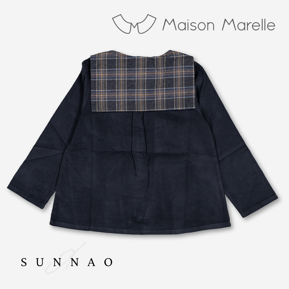 【オーダー会/送料無料】<Maison marelle> Blouse MONGE - velvet blue