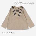 Gallery viewerに画像を読み込む, 【オーダー会/送料無料】<Maison marelle> Blouse SEINE - heathered oatmeal
