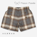 Gallery viewerに画像を読み込む, 【オーダー会/送料無料】<Maison marelle> Short SEVRES - brown&beige tartan
