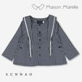 갤러리 뷰어로 이미지로드, 【オーダー会/送料無料】<Maison marelle> Blouse CHAPTAL - blue&ecru check
