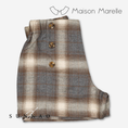 Gallery viewerに画像を読み込む, 【オーダー会/送料無料】<Maison marelle> Short SEVRES - brown&beige tartan
