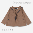 Gallery viewerに画像を読み込む, 【オーダー会/送料無料】<Maison marelle> Blouse CHAPTAL - brown houndsthooth
