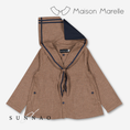 Gallery viewerに画像を読み込む, 【オーダー会/送料無料】<Maison marelle> Blouse CHAPTAL - brown houndsthooth
