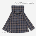 갤러리 뷰어로 이미지로드, 【オーダー会/送料無料】<Maison marelle> Shirt MONCEAU - blue tartan
