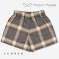 Gallery viewerに画像を読み込む, 【オーダー会/送料無料】<Maison marelle> Short SEVRES - brown&beige tartan
