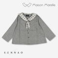 Gallery viewerに画像を読み込む, 【オーダー会/送料無料】<Maison marelle> Blouse MONGE - flannel grey
