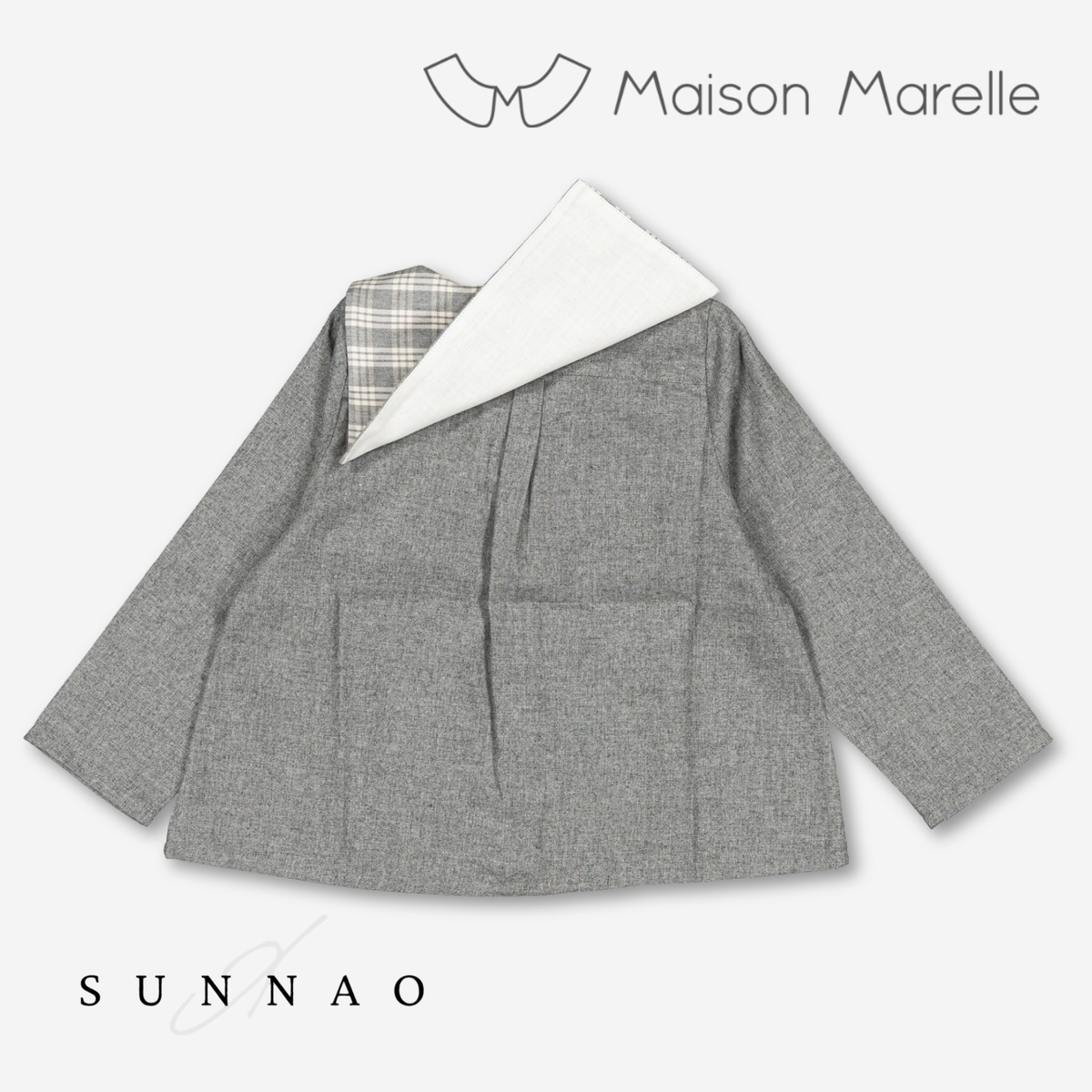 【オーダー会/送料無料】<Maison marelle> Blouse MONGE - flannel grey