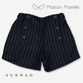 갤러리 뷰어로 이미지로드, 【オーダー会/送料無料】<Maison marelle> Short SEVRES - navy stripes
