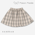 Load image into Gallery viewer, 【オーダー会/送料無料】<Maison marelle> Skirt TOURNON - tartan beige
