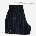 갤러리 뷰어로 이미지로드, 【オーダー会/送料無料】<Maison marelle> Short SEVRES - navy stripes

