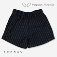갤러리 뷰어로 이미지로드, 【オーダー会/送料無料】<Maison marelle> Short SEVRES - navy stripes
