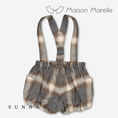 Gallery viewerに画像を読み込む, 【オーダー会/送料無料】<Maison marelle> Bloomer straps TERNES - greyébrown tartan
