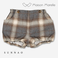 Gallery viewerに画像を読み込む, 【オーダー会/送料無料】<Maison marelle> Bloomer straps TERNES - greyébrown tartan
