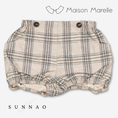 Gallery viewerに画像を読み込む, 【オーダー会/送料無料】<Maison marelle> Bloomer straps TERNES - beige tartan
