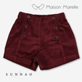 Gallery viewerに画像を読み込む, 【オーダー会/送料無料】<Maison marelle> Short SEVRES- velvet burgundy
