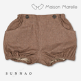 갤러리 뷰어로 이미지로드, 【オーダー会/送料無料】<Maison marelle> Bloomer straps TERNES - brown houndstooth
