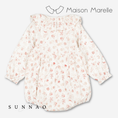 Load image into Gallery viewer, 【オーダー会/送料無料】<Maison marelle> Romper ALMA - dusty florals
