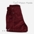 Gallery viewerに画像を読み込む, 【オーダー会/送料無料】<Maison marelle> Short SEVRES- velvet burgundy
