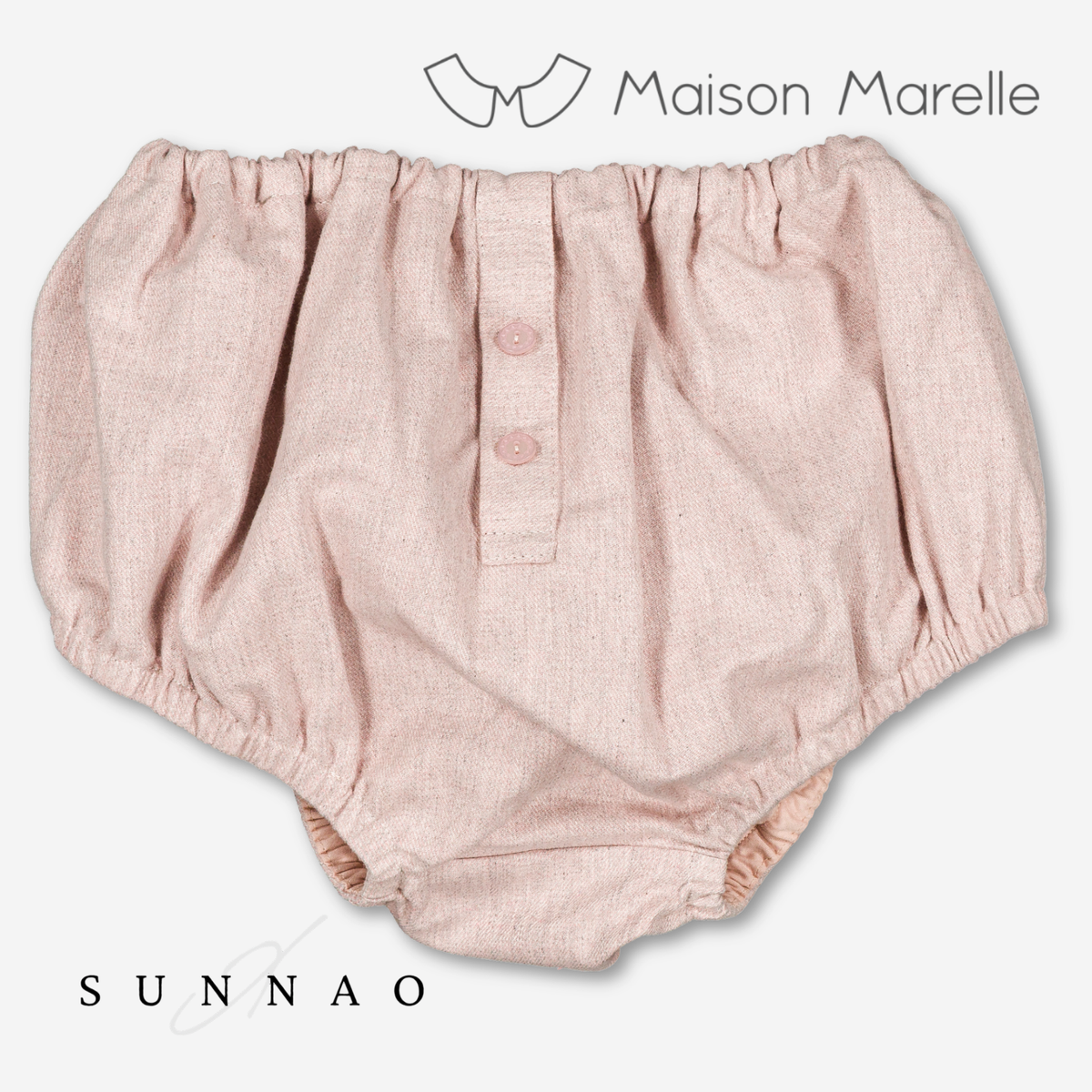 【オーダー会/送料無料】<Maison marelle> Bloomer CHAILLOT - dusty pink