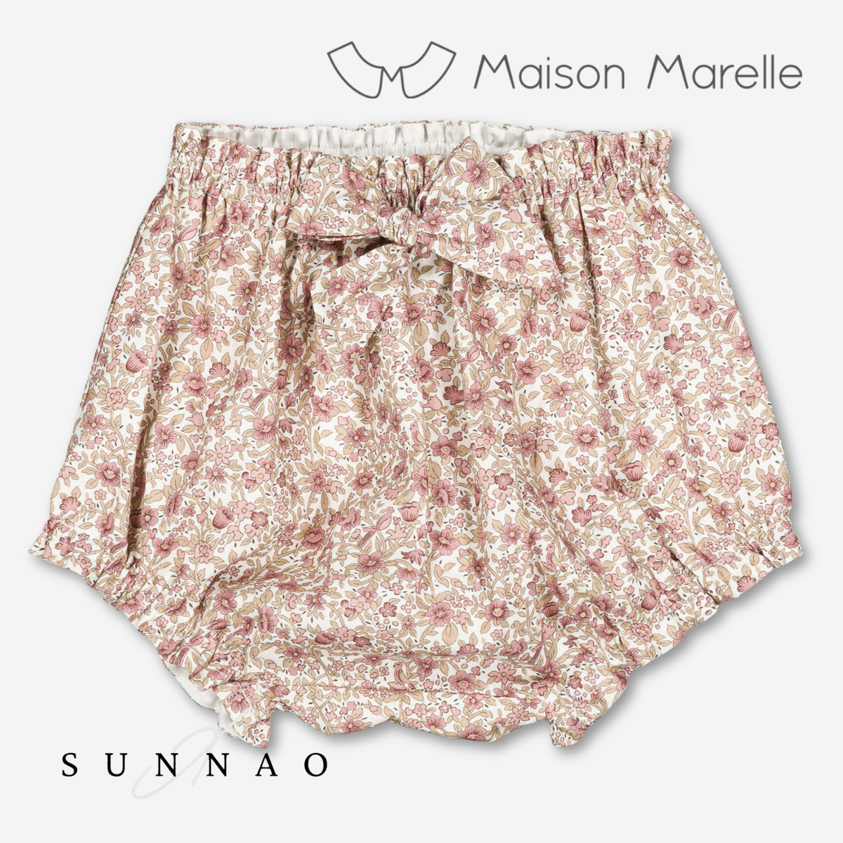 【オーダー会/送料無料】<Maison marelle> Bloomer MADELEINE - pink flowers