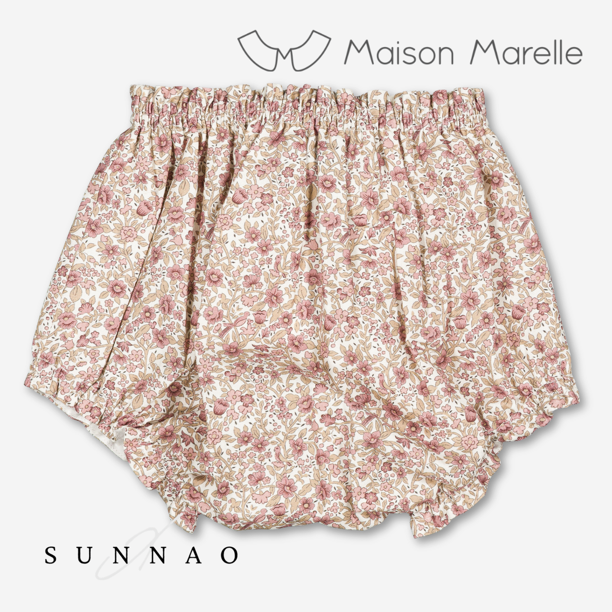 【オーダー会/送料無料】<Maison marelle> Bloomer MADELEINE - pink flowers