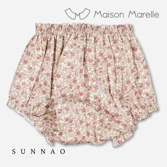 【オーダー会/送料無料】<Maison marelle> Bloomer MADELEINE - pink flowers