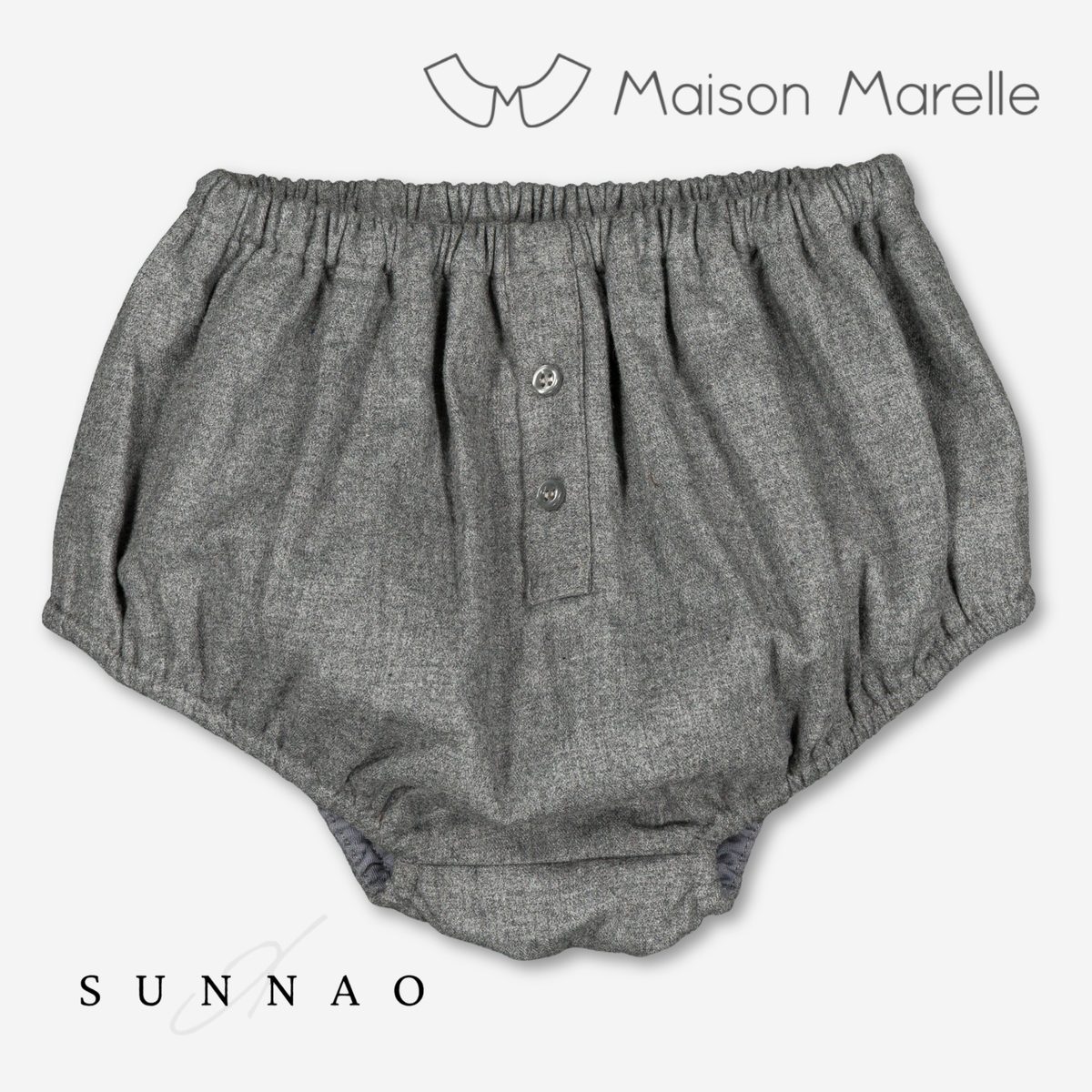 【オーダー会/送料無料】<Maison marelle> Bloomer CHAILLOT - flannel grey
