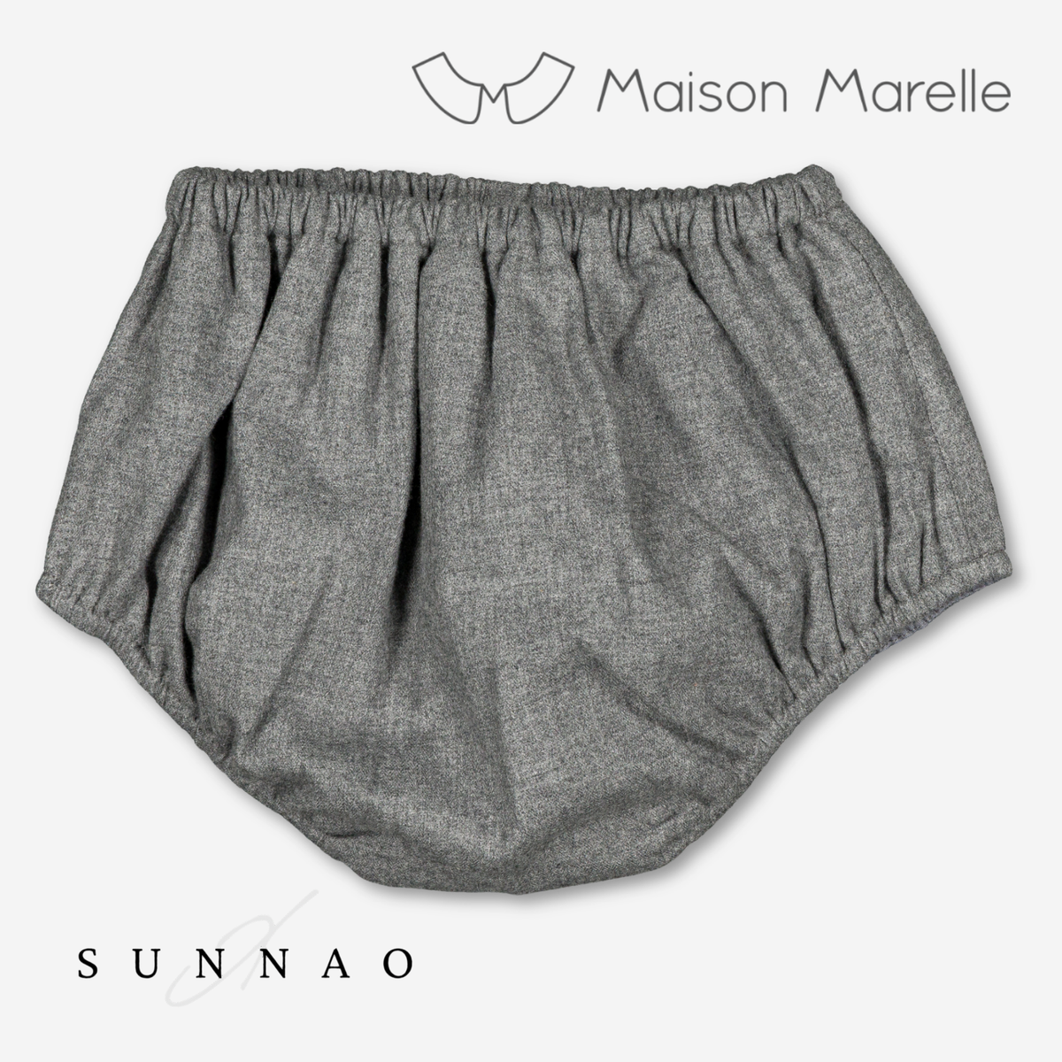 【オーダー会/送料無料】<Maison marelle> Bloomer CHAILLOT - flannel grey
