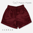 Gallery viewerに画像を読み込む, 【オーダー会/送料無料】<Maison marelle> Short SEVRES- velvet burgundy
