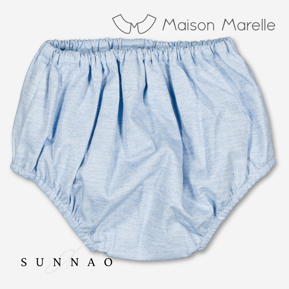 【オーダー会/送料無料】<Maison marelle> Bloomer CHAILLOT - heathered blue