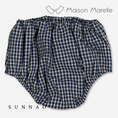 갤러리 뷰어로 이미지로드, 【オーダー会/送料無料】<Maison marelle> Bloomer CHAILLOT - blue&ecru check

