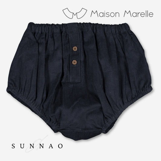 【オーダー会/送料無料】<Maison marelle> Bloomer CHAILLOT - velvet blue