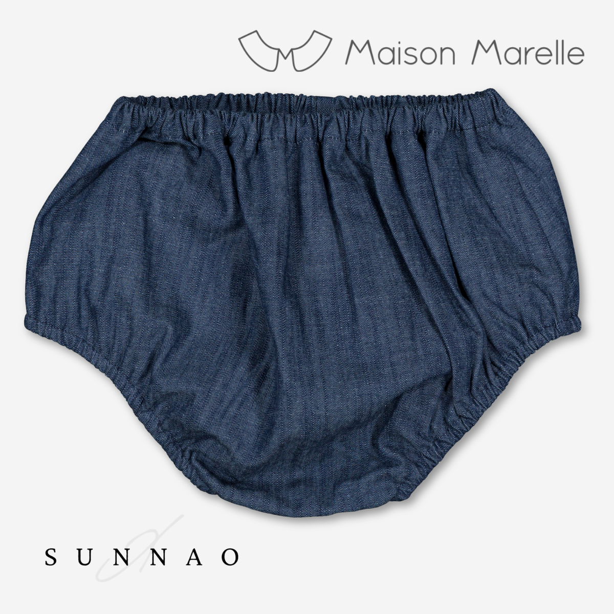 【オーダー会/送料無料】<Maison marelle> Bloomer CHAILLOT - blue denim