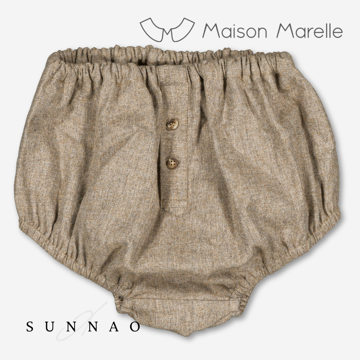 【オーダー会/送料無料】<Maison marelle> Bloomer CHAILLOT - heathered oatmeal