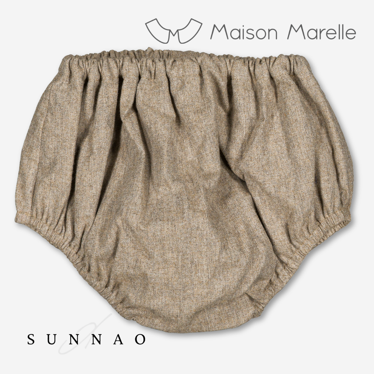 【オーダー会/送料無料】<Maison marelle> Bloomer CHAILLOT - heathered oatmeal