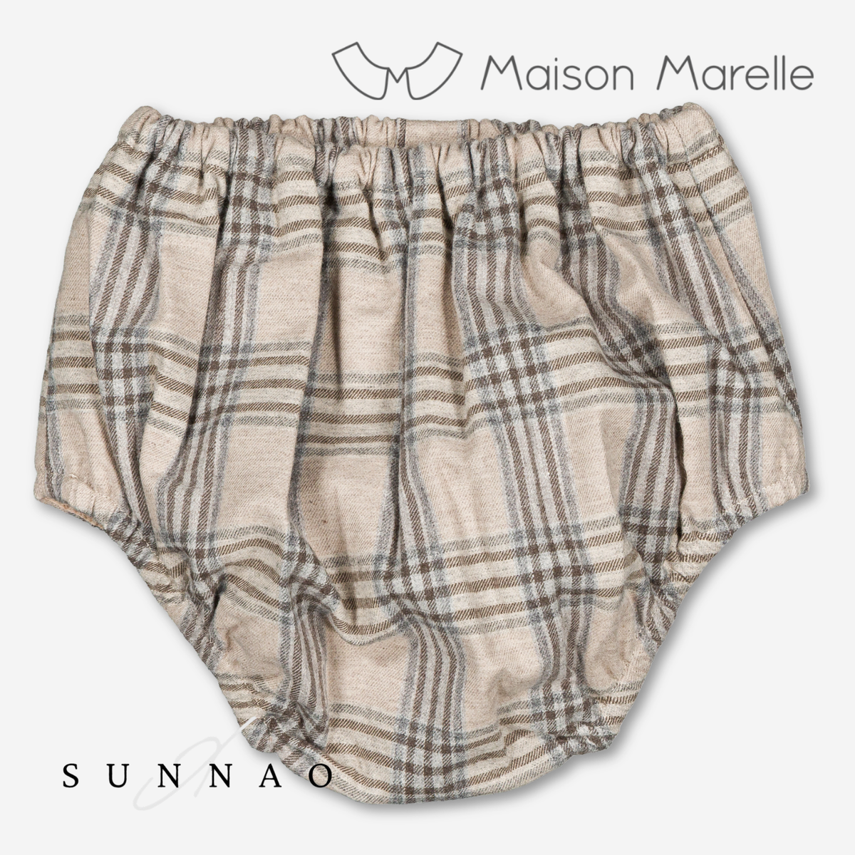 【オーダー会/送料無料】<Maison marelle> Bloomer CHAILLOT - beige tartan