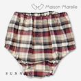 Load image into Gallery viewer, 【オーダー会/送料無料】<Maison marelle> Bloomer CHAILLOT - burgundy&beige tartan

