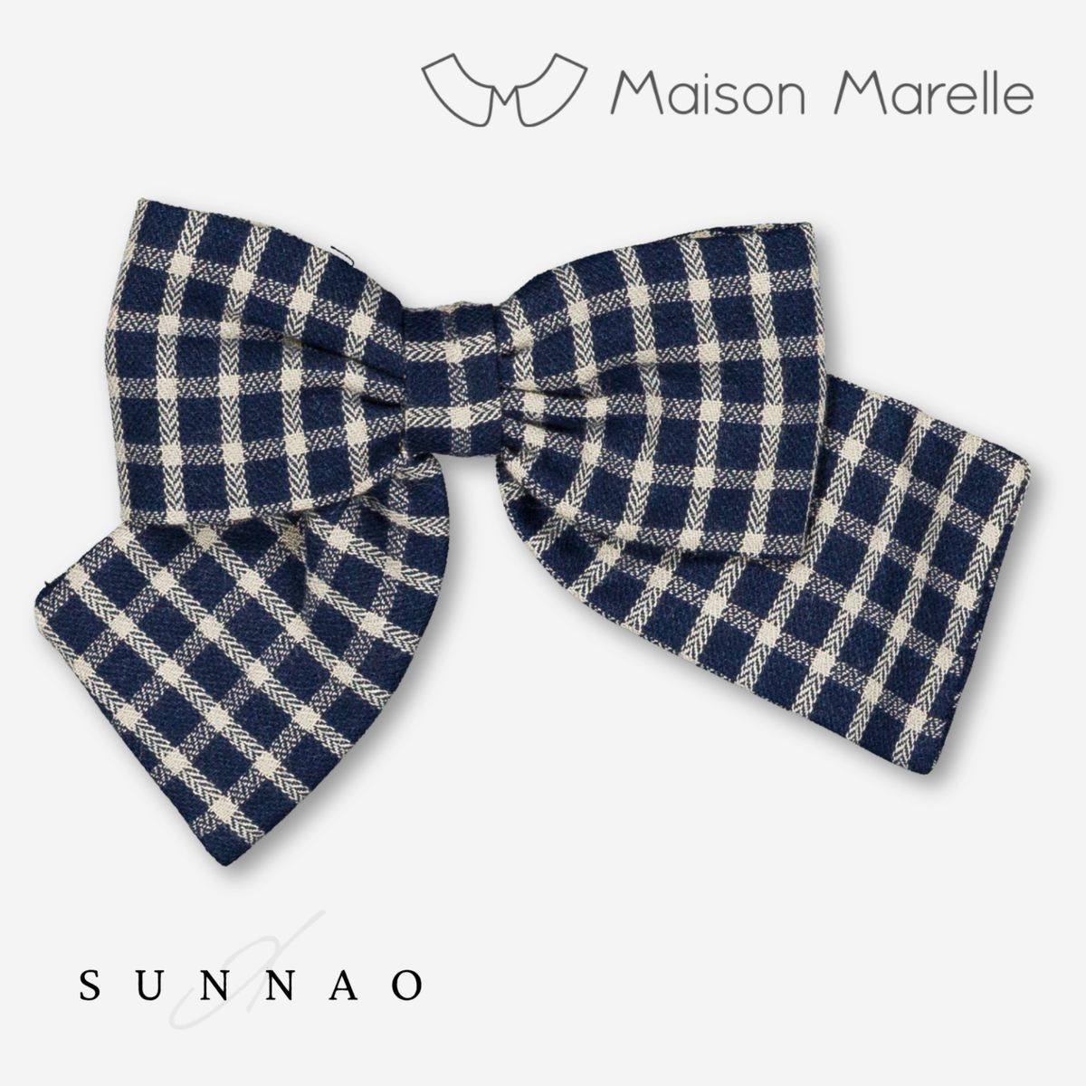 【オーダー会/送料無料】<Maison marelle> HALLES - blue &ecru tcheck