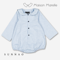 갤러리 뷰어로 이미지로드, 【オーダー会/送料無料】<Maison marelle> Romper HOCHE - heathered blue
