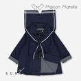 Gallery viewerに画像を読み込む, 【オーダー会/送料無料】<Maison marelle> jacket VOLTAIRE- blue chevron
