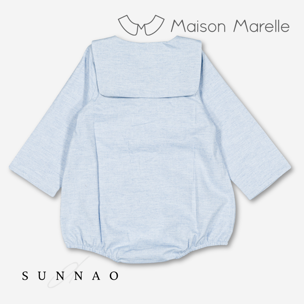 【オーダー会/送料無料】<Maison marelle> Romper HOCHE - heathered blue