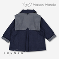 Gallery viewerに画像を読み込む, 【オーダー会/送料無料】<Maison marelle> jacket VOLTAIRE- blue chevron
