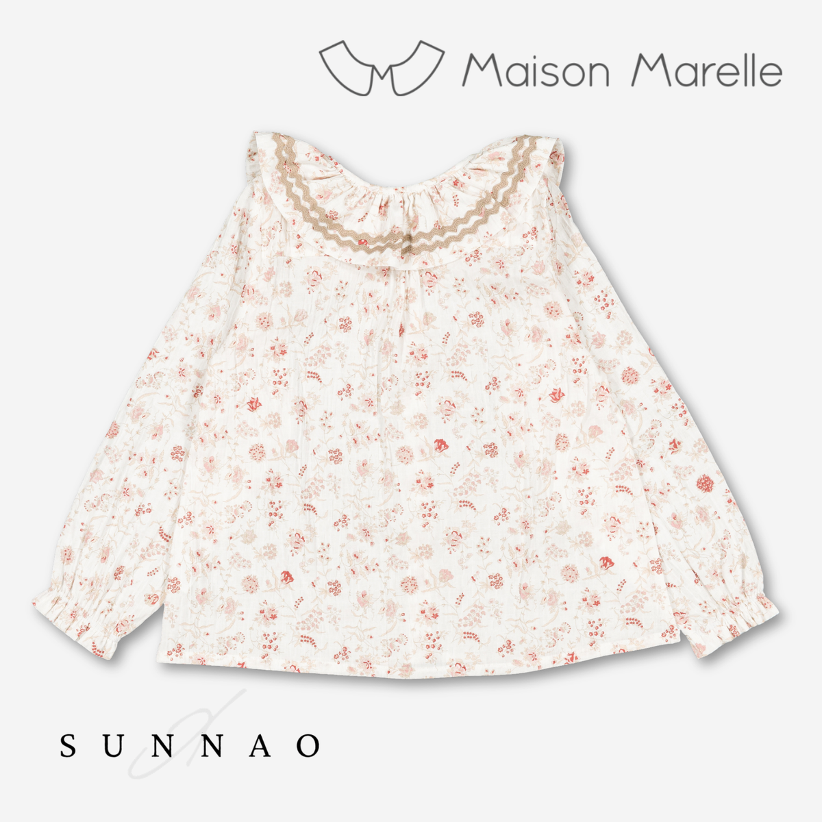 【オーダー会/送料無料】<Maison marelle> Blouse MAESTRIA - dusty florals