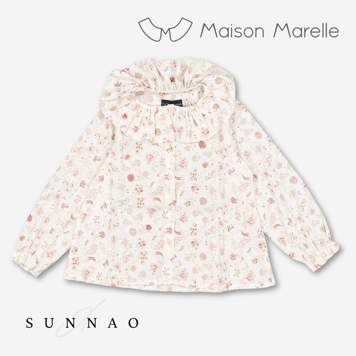 【オーダー会/送料無料】<Maison marelle> Blouse MAESTRIA - dusty florals