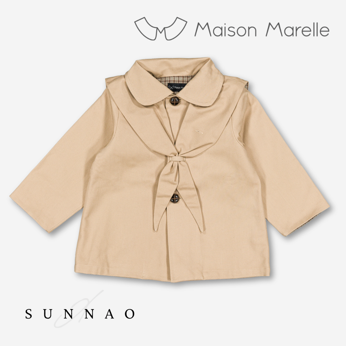 【オーダー会/送料無料】<Maison marelle> jacket VOLTAIRE- light camel