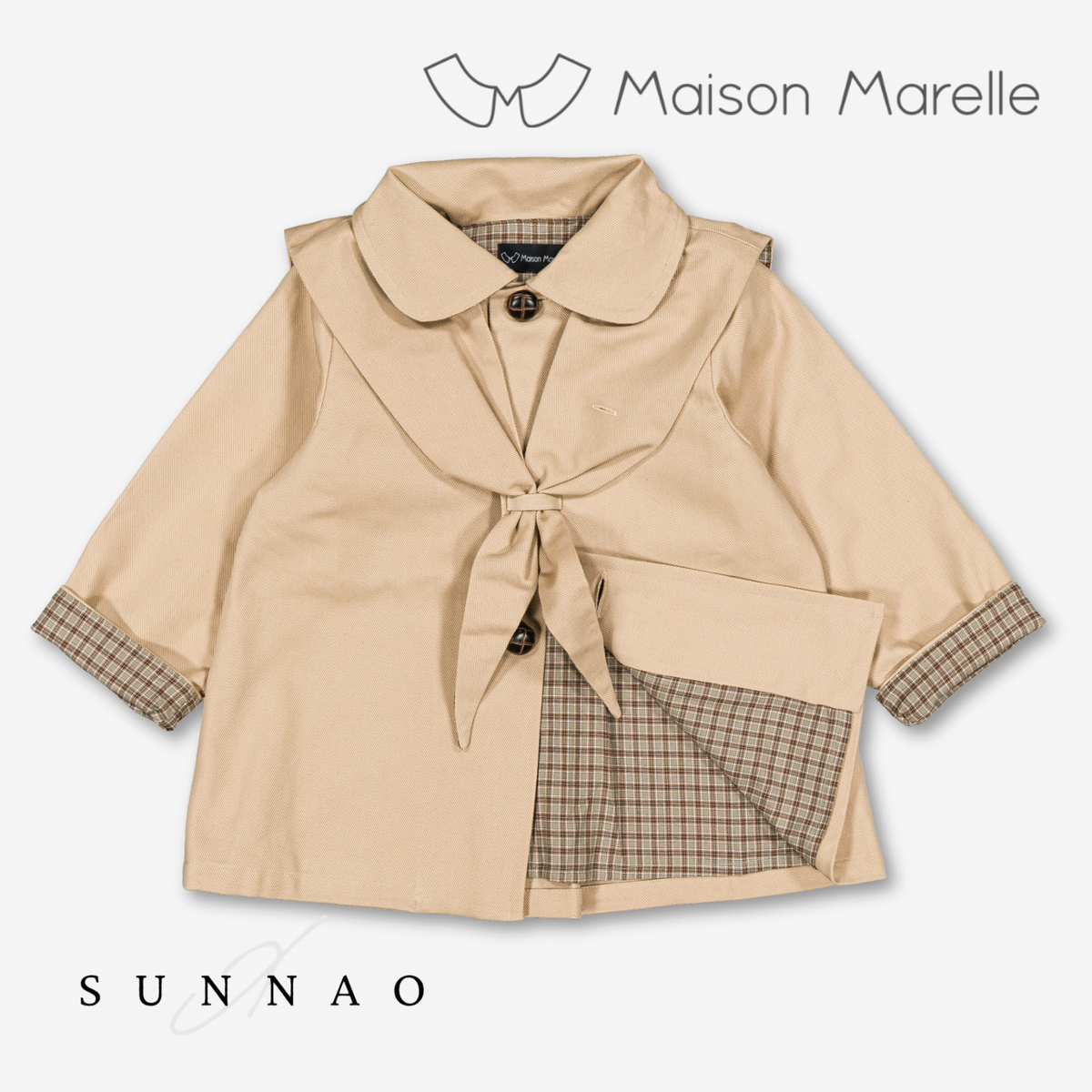 【オーダー会/送料無料】<Maison marelle> jacket VOLTAIRE- light camel