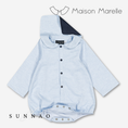 갤러리 뷰어로 이미지로드, 【オーダー会/送料無料】<Maison marelle> Romper HOCHE - heathered blue
