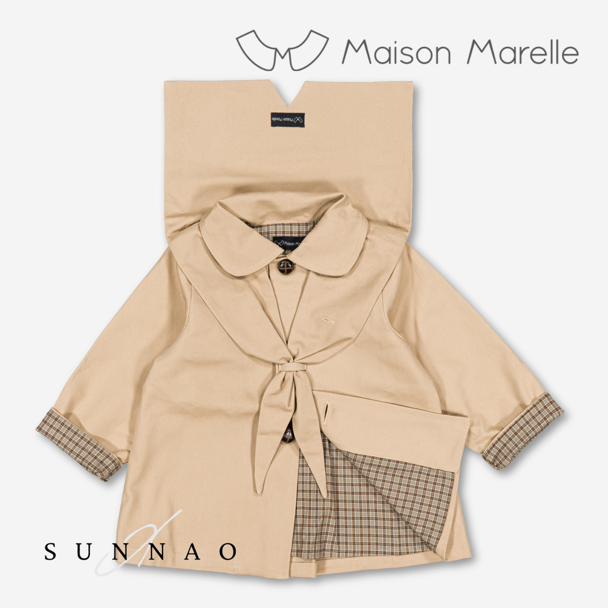 【オーダー会/送料無料】<Maison marelle> jacket VOLTAIRE- light camel