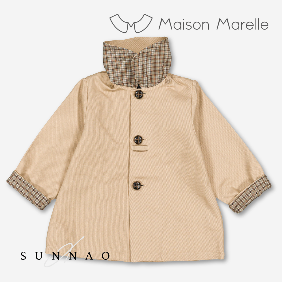 【オーダー会/送料無料】<Maison marelle> jacket VOLTAIRE- light camel